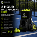 2 Hour Ball Machine Hire - Cheshire Padel Rentals