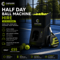 Half Day Ball Machine Hire (Up to 4 Hours) - Cheshire Padel Rentals