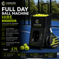 Weekend Ball Machine Hire - Cheshire Padel Rentals